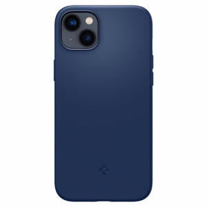 Spigen Silicone Fit Mag futrālis ar MagSafe priekš iPhone 14 Plus - Zils
