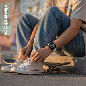Crong Liquid siksniņa Apple Watch 38 / 40 / 41 / 42 mm, balta
