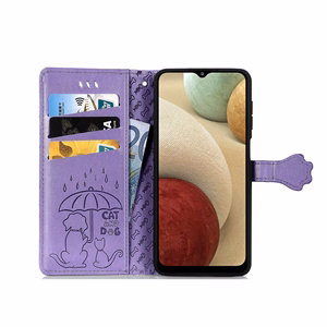 Case Cat-Dog Samsung A546 A54 5G purple