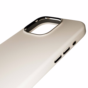 Puro Icon Mag Pro Magnētiskais silikona viedtālruņa apvalks iPhone 16 Pro - bēšs