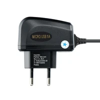 BLUE STAR LITE ceļojumu lādētājs 1A 5W ar kabeli Micro USB TFK-TC-1095B melns