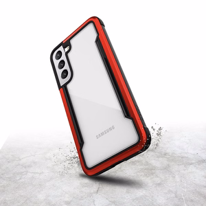 X-Doria Raptic Shield Pro vāciņš ierīcei Samsung Galaxy S22+ 5G, ar pretmikrobu aizsardzību, sarkans