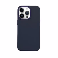 Crong Color Cover LUX Magnetic - iPhone 15 Pro MagSafe maciņš (Navy zils)