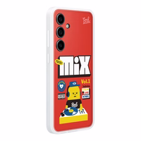 Viedtālruņa apvalks Flipsuit EF-MS721CREGWW Samsung Galaxy S 24 FE - sarkans