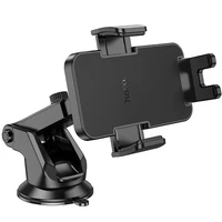 HOCO automobiļa telefona turētājs priekšējā vējstiklā un centrālajā konsolē H37 melns