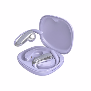 Dudao U17Z Bluetooth 5.3 OWS austiņas ar austiņu āķiem - violetas