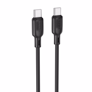 Borofone Kabelis BX113 Lenny - Type C uz Type C - PD 60W 3A 2 metri melns