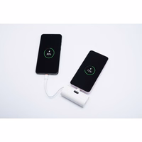 Portatīvais lādētājs Forcell F-Energy Power Plug F5K3 PD 20W 5000 mAh ar iebūvētu savienotāju USB C balta