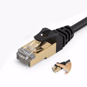 Orico PUG-C7 CAT7 10Gbps RJ45 Ethernet tīkla kabelis interneta LAN apaļš 20m - melns