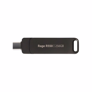 USB zibatmiņa PATRIOT Rage R550 256GB 100 MB/S USB A+C grozāma (PE256GR550DSAD) melna