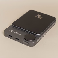 Forever bezvadu barošanas banka MATB-200 20W PD 5000 mAh magnētiska melna