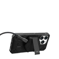 UAG bezvadu lādētājs 15W ar statīvu, saderīgs ar MagSafe - melns oglekļa