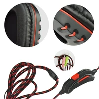 ART vadu austiņas spēlēm Jack 3,5 mm ar mikrofonu NEMEZIS melnas