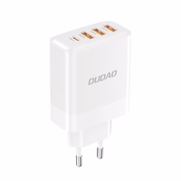 Dudao A5HEU 3xUSB-A 1xUSB-C PD 20W QC3.0 18W+ 2x12W wall lādētājs - balts