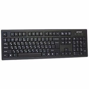 A4Tech KR-85 tastatūra USB QWERTY US English melna