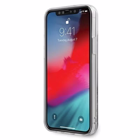 KARL LAGERFELD KLHCP12SKLMLBK IPHONE 12 MINI 5.4 "melns Cietais maciņš KARL LOGO GLITTER