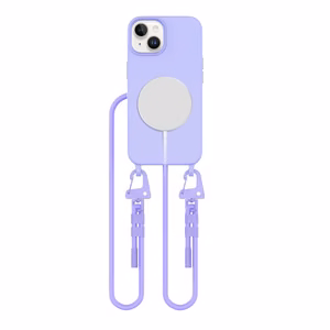 Tech-Protect MagNecklace Magnētiskais iPhone 14 viedtālruņa apvalks - lavandas