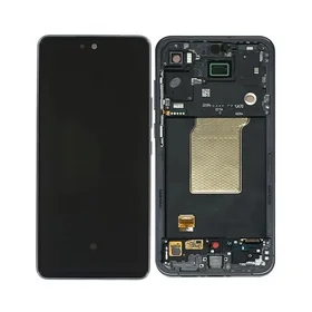 LCD ekrāns Samsung A556 A55 5G ar skārienjūtīgo ekrānu un rāmi oriģināls Awesome Navy (servisa pakete)