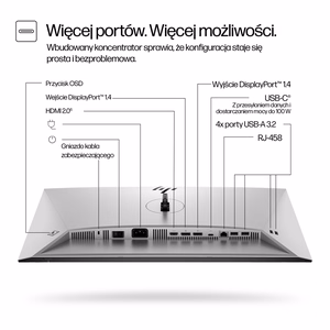 HP Series 7 Pro 24 collu WUXGA USB-C monitors - 724pu