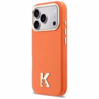 Karl Lagerfeld Karl Head MagSafe futrālis ar Karl Head logotipu iPhone 17 Pro - Oranžs