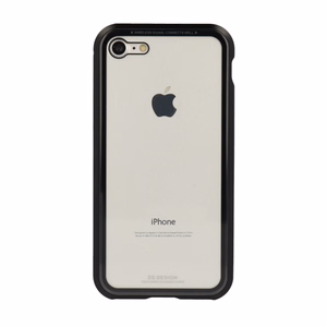 Luphie divkrāsu magnētiskais SWORD apvalks Samsung Galaxy S8 Plus melns-sarkans