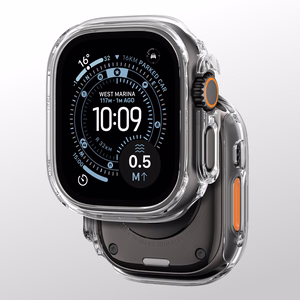 AmazingThing Minimal aizsargājošs vāciņš Apple Watch UItra 3 49mm - Caurspīdīgs