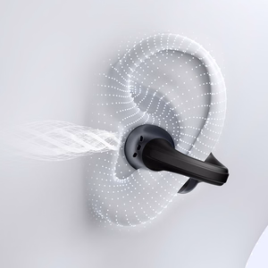 Melnas TWS Bluetooth austiņas Borofone BW100 Sunshine