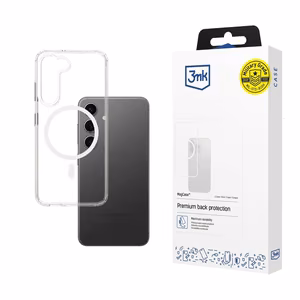 3mk MagCase viedtālruņa apvalks ar magnētisku moduli priekš Samsung Galaxy S24 – caurspīdīgs