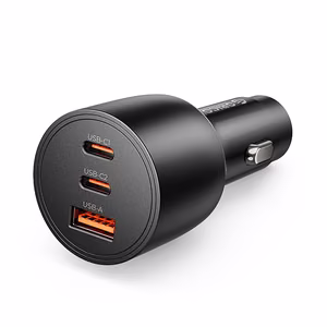 Orico PowerLink 165W USB-A + 2x USB-C auto lādētājs - melns