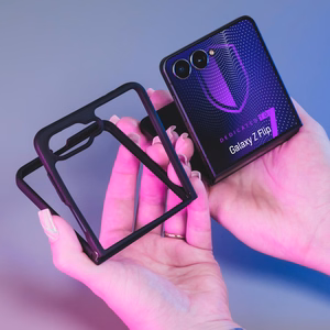 3mk Satin Armor Case+ для Samsung Galaxy Z Flip 7 - прозрачный чёрный