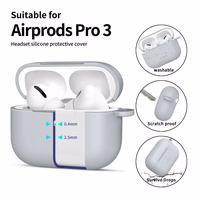 Tech-Protect silikona vāciņš ar āķi AirPods Pro - pelēks