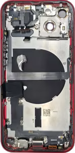 Baterijas vāciņš iPhone 13 Red ar NFC uzlādes flex, mikrofonu oriģināls (lietots Grade B)