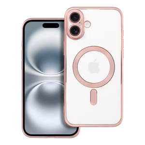ELECTRO MAG COVER viedtālruņa apvalks saderīgs ar Magnētisko IPHONE 16 Plus rozā zelts