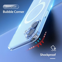 Dux Ducis Clin Mag viedtālruņa apvalks ar MagSafe iPhone 16 Plus - caurspīdīgs