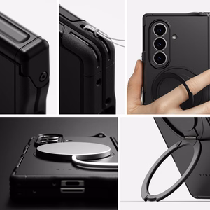 Ringke Alles magnētiskais MagSafe viedtālruņa apvalks Samsung Galaxy Z Fold 7 - melns