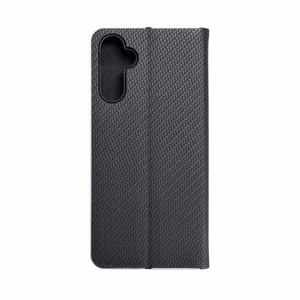 LUNA Book Carbon viedtālruņa apvalks SAMSUNG A14 4G / A14 5G melns