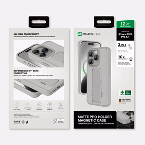 Amazing Thing Matte Pro Mag apvalks 12FT IP156.1PMPGY Iphone 15 Pro titāna