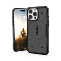 UAG Pathfinder Magnētiskais viedtālruņa apvalks iPhone 16 Pro Max - sudraba