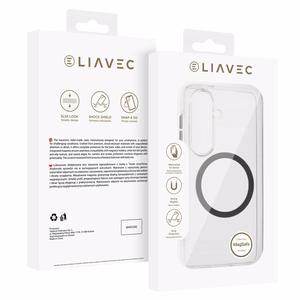 Liavec Pure Maciņš for Samsung Galaxy S26 pelēks