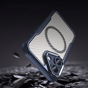 Leading Series MagSafe Silikoniskais apvalks iPhone 16 Plus - zils