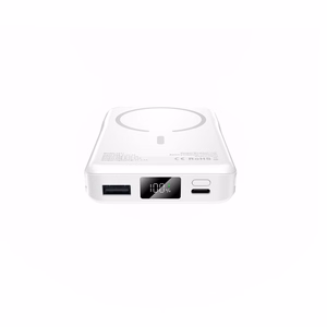 Tech-Protect LifeMag PB31 внешний аккумулятор с MagSafe 10000mAh 15W USB-C / USB-A / встроенные кабели USB-C / Lightning - Белый