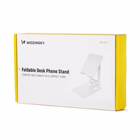 Wozinsky WPT-K28 galda statīvs tālrunim, planšetdatoram, viedtālrunim, salokāms - balts
