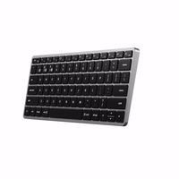 Bezvadu keyboard QWERTY Satechi Slim X1 ST-BTSX1S sudraba