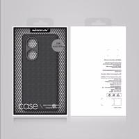 Nillkin Textured viedtālruņa apvalks izturīgs pastiprināts apvalks ar gēla rāmi un neilona aizmuguri Honor 50 Pro melns