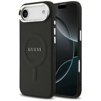 Guess Classic Logo Magnētiskais viedtālruņa apvalks iPhone Air - melns