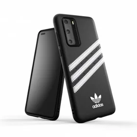 Adidas OR veidots apvalks PU Huawei P40 - melns un balts