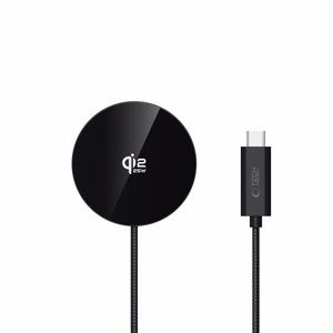TECH-PROTECT A50 Magnetic MAGSAFE Bezvadu Lādētājs 25W QI2.2 melns