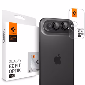 Spigen Optik Pro Glas.tR „EZ FIT“ kameras vāciņš, 2 daļu komplekts iPhone Air viedtālrunim – melns