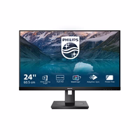 Philips S Line 242S9JML/00 LED display 61 cm (24") 1920 x 1080 pixels Full HD LCD melns