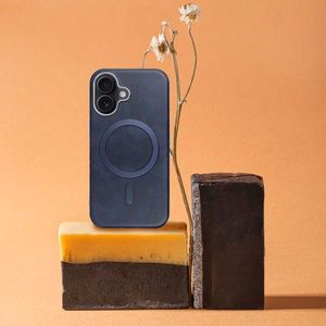 GENTLEMAN MAG COVER Viedtālruņa apvalks, saderīgs ar MagSafe, iPhone 11 tumši zils